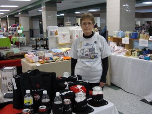 Another neighboring vendor with her candles (Photo taken by the Author)